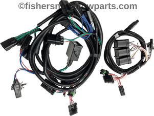 85993 - FISHER - WESTERN - SNOWEX SNOWPLOWS GENUINE REPLACEMENT PART - 2023 FORD SUPER DUTY LED VEHICLE LIGHTING HARNESS KIT FOR TRUCK WITH TRUCK SIDE LED HEADLIGHT. THIS HARNESS IS FOR TRUCKS THAT HAVE STOCK FACTORY HEADLIGHTS. 