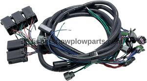 73972-2 - FISHER - WESTERN - SNOWEX SNOWPLOWS GENUINE REPLACEMENT PART - 2017 - 2019 FORD SUPER DUTY PLUG-IN HARNESS,QUAD H13 
PLUGS INTO B & C ON MODULE AND IS CONNECTED TO TRUCK LIGHTS