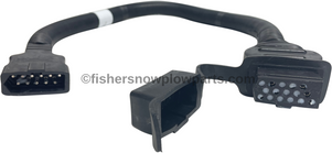 74099 - FISHER - WESTERN - SNOWEX TRACTOR SNOWPLOWS GENUINE REPLACEMENT PART - HARNESS ASSEMBLY, ADAPTER, 11 TO 16 PIN.  MAKES 11 PIN HALOGEN TO 16 PIN LED PLOW LIGHTS. DIRECTIONAL LIGHTS WILL NOT BE FUNCTIONAL