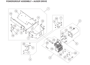 INCLUDES COMPONENTS IN BOX #3 -85431 - FISHER TEMPEST - WESTERN MARAUDER - SNOWEX RENEGADE SPREADERS GENUINE REPLACEMENT PART - AUGER DRIVE TRANSMISSION KIT