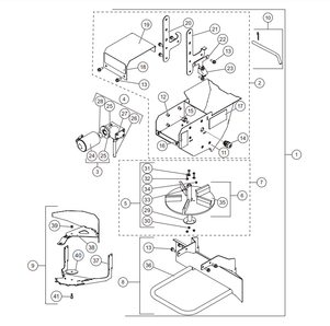 85437 - FISHER 3' & 5' STEELCASTER - WESTERN 3' & 5' STRIKER SNOWEX .35 & .70 HELIXX SPREADER GENUINE REPLACEMENT PART - .35 YARD & .7 YARD - SPINNER GUARD SERVICE KIT 