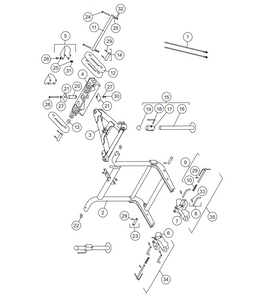 27611 - FISHER HOMESTEADER - WESTERN SUBURBANITE SNOWPLOWS GENUINE REPLACEMENT PART - 	RECEIVER ASSEMBLY PS  - ITEM #7