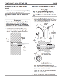 28856 - FISHER - WESTERN - SNOWEX SNOWPLOWS GENUINE SERVICE TOOL - PUMP SHAFT SEAL REPAIR KIT 28856 - FISHER - WESTERN - SNOWEX SNOWPLOWS GENUINE SERVICE TOOL - PUMP SHAFT SEAL REPAIR KIT