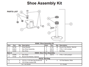 53596 - FISHER HS SERIES SNOWPLOW GENUINE REPLACEMENT PART - PLOW SHOE ONLY - item #3