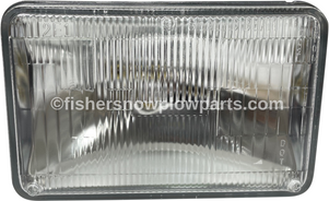 6728 - FISHER - WESTERN SNOWPLOWS GENUINE REPLACEMENT PART - SEALED BEAM LIGHT - 2E1 GLASS