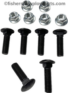 76512 - FISHER HS - WESTERN DEFENDER SNOWPLOWS GENUINE REPLACEMENT PARTS - 6'8" & 7'2" CUTTING EDGE BOLT KIT