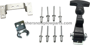 90435 - FISHER TEMPEST POLY - WESTERN MARAUDER POLY - SNOWEX RENEGADE POLY SPREADER GENUINE REPLACEMENT PART - Lid Latch Assembly