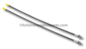 The 27195 - Fisher Snow Plows Factory Genuine Accessory - Replacement Part - Flexible Blade Guide Kit is designed to enhance the performance and versatility of your snow plow setup. This high-quality kit includes a pair of 26-inch flexible blade guides, engineered to provide reliable guidance and support during the most challenging winter weather conditions.