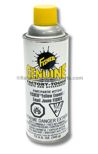 27242 Fisher Snowplows Genuine Paint Spray Acrylic is the ideal solution for maintaining and enhancing the appearance of your snowplow. This vibrant 12 oz spray can is filled with high-quality, genuine factory tough paint that delivers exceptional coverage and durability. Formulated to match the original equipment, this yellow powder-coated paint ensures a seamless and professional finish that not only revitalizes your plow but also protects it from harsh winter conditions.
