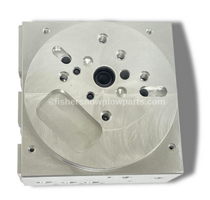 TOP VIEW - Maximize the performance of your snowplow with the 85842 Primary Valve Manifold, crafted for Fisher Xtreme V, XV2 and Western MVP Plus, MVP3 models. This factory genuine replacement part ensures reliability and longevity for your snow removal equipment.

Engineered without cartridges or coils, this manifold delivers optimal hydraulic control and easy installation. Replace your old manifold to maintain efficiency during those demanding winter conditions.

Compatible with Fisher and Western snowplows
High-quality construction for durability
Enhanced hydraulic performance
Factory approved for reliable operations

Keep your snowplow running smoothly and efficiently with the 85842 Primary Valve Manifold.