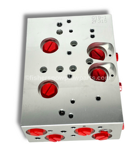 FRONT VIEW - Keep your snowplow running smoothly with the 52582 Fisher XV2, Extreme V, Western MVP Plus, MVP3 Secondary Valve Manifold. This factory genuine replacement part ensures optimal performance and reliability, making it essential for any snowplow owner.

Designed for seamless compatibility, this secondary valve manifold comes without coils or cartridges, providing a cost-effective solution for repairs. Its durable construction guarantees prolonged usage, even under harsh winter conditions.

Compatible with Fisher XV2, Extreme V, Western MVP Plus, and MVP3 snowplows
Factory genuine part for guaranteed reliability
Cost-effective replacement without coils or cartridges
Engineered for durability and long-lasting performance

Enhance your snowplow’s efficiency with this reliable replacement part today!