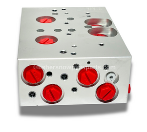 BOTTOM VIEW - Keep your snowplow running smoothly with the 52582 Fisher XV2, Extreme V, Western MVP Plus, MVP3 Secondary Valve Manifold. This factory genuine replacement part ensures optimal performance and reliability, making it essential for any snowplow owner.

Designed for seamless compatibility, this secondary valve manifold comes without coils or cartridges, providing a cost-effective solution for repairs. Its durable construction guarantees prolonged usage, even under harsh winter conditions.

Compatible with Fisher XV2, Extreme V, Western MVP Plus, and MVP3 snowplows
Factory genuine part for guaranteed reliability
Cost-effective replacement without coils or cartridges
Engineered for durability and long-lasting performance

Enhance your snowplow’s efficiency with this reliable replacement part today!