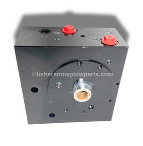 BOTTOM VIEW - Enhance the performance of your Fisher XLS or Western Wideout snowplow with the 85844 Primary Valve Manifold. This factory genuine replacement part ensures durability and reliability, giving you peace of mind during the harsh winter months.

Designed specifically without coils or cartridges, it simplifies maintenance and guarantees a precise fit for optimal functionality. Equip your snowplow with this essential component for seamless snow removal.

Genuine Fisher and Western replacement part
No coils or cartridges for easy installation
Enhances the efficiency of your snowplow
Durable construction for long-lasting use

Keep your snowplow in top condition with the 85844 valve manifold, the perfect upgrade for reliable snow management.