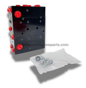 BACK SIDE - Elevate your snowplowing efficiency with the 87347 - FISHER XLS - WESTERN WIDEOUT SNOWPLOWS Factory Genuine Replacement Part. This Secondary Valve Manifold is designed specifically for optimal compatibility and performance.

Factory Genuine Quality
Designed for Fisher XLS and Western Wideout models
No coils, cartridges or electrical components included.
Enhanced snowplow performance

Reinforce your snowplow's capabilities with this essential component for a smoother, hassle-free operation.