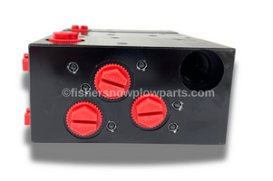 BOTTOM VIEW - Elevate your snowplowing efficiency with the 87347 - FISHER XLS - WESTERN WIDEOUT SNOWPLOWS Factory Genuine Replacement Part. This Secondary Valve Manifold is designed specifically for optimal compatibility and performance.

Factory Genuine Quality
Designed for Fisher XLS and Western Wideout models
No coils, cartridges or electrical components included.
Enhanced snowplow performance

Reinforce your snowplow's capabilities with this essential component for a smoother, hassle-free operation.