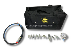 Enhance the performance of your snowplow with the 56686 - FISHER SNOWPLOWS Factory Genuine Service Tool - Hydraulic Pressure Test Kit. Engineered for accuracy, this kit allows you to effortlessly check hydraulic pump pressure for reliable snow removal.

Compatible with both Fisher and Western snowplows, this versatile tool ensures your equipment operates at peak efficiency, minimizing downtime during snowy conditions. Don't let pressure issues slow you down when clearing snow.

Genuine FISHER service tool for optimal precision
Compatible with Western snowplows (Part number 56679)
Easy-to-use design for quick testing
Durable construction for long-lasting reliability
Essential for every snow removal professional

Invest in the 56686 Hydraulic Pressure Test Kit for hassle-free maintenance and performance assurance!