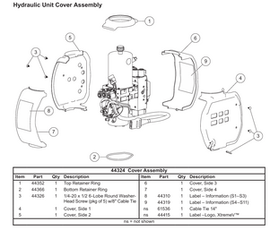 Optimize your snowplow's performance with the 44324 - FISHER XTREME V SNOWPLOWS Factory Genuine Replacement Part. This hydraulic unit cover assembly ensures durability and reliability during harsh winter conditions.

Designed specifically for the FISHER XTREME V series, this special order kit includes all essential components for seamless installation. Keep your snowplow operating at its best with original manufacturer parts.

Genuine FISHER parts for perfect compatibility
Includes multiple vital components: 44319, 44352, 44366, 44326, 44310, 61536, 44415
Durable construction for extended life span

Upgrade your FISHER XTREME V snowplow today and ensure efficiency this winter!