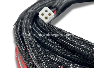The Fisher - Western Snowplows Factory Genuine Replacement Part 28587 is a vital component designed specifically for Snowplow systems, ensuring reliable performance and durability for avid snow removal professionals. Engineered for seamless compatibility with a variety of vehicles, this Truck Side snowplow Control Harness is essential for the efficient operation of your snowplow equipment, particularly in harsh winter conditions.

Crafted with high-quality materials, the 28587 harness boasts a robust four-pin design that delivers consistent electrical connectivity. This reliability enhances the responsiveness of your snowplow controls, making it easier to navigate challenging terrains and effectively manage snow removal tasks. Whether you're a contractor managing multiple snowplowing jobs or a homeowner looking to keep your property safe and accessible, trust this harness to keep your system running smoothly and efficiently.