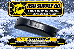 Enhance the longevity of your snow plow lighting system with the 28803-1 Fisher-Western-SnowEx Snowplows Genuine Replacement Part. This single headlamp rear cover provides the ultimate protection, ensuring optimal performance even in harsh winter conditions.

Specifically designed for both driver and passenger side headlamps, this durable replacement cover is compatible with multiple Western and SnowEx models. It’s the ideal solution for maintaining clarity and functionality.

Precision-engineered for a perfect fit
Compatible with Western & SnowEx models
High-quality construction resists damage from elements
Easy installation with compatible screws available separately

Invest in your snow equipment’s performance and safety with the 28803-1 headlamp rear cover. Get yours today!