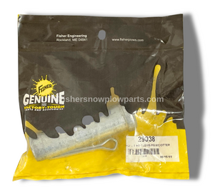 The 29038 – Fisher Minute Mount 2 Snowplows Factory Genuine Replacement Part is an essential component for maintaining the efficiency and functionality of your snowplow system. Designed to fit all full-size Fisher Minute Mount 2 plows, this lift ram pin kit features a heat-treated clevis pin with cotter, measuring 1" x 3-5/16". This rugged construction ensures durability and long-lasting performance, even under the harshest winter conditions.