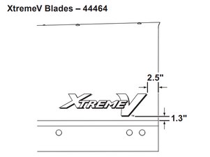 44464 - "FISHER SNOW PLOWS GENUINE REPLACEMENT LABEL - IDENTITY XTREMEV
16.39 X 3.77