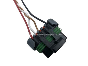 48808 - "FISHER POLYCASTER SPREADER GENUINE REPLACEMENT PART - NON FLEETFLEX ELECTRICAL SYSTEM SPREADER END BATTERY CABLE - 4 PIN