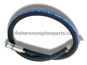 49501 - FISHER SNOWPLOWS Genuine Replacement Hydraulic Angle Hose 3/8" x 36" - Durable OEM Part for SnowEx (52304) & Fisher Models