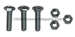 50642 - FISHER LEGACY XLS - WESTERN LEGACY WIDEOUT 810 SNOWPLOWS GENUINE REPLACEMENT PART -  BOLT KIT FOR URETHANE EDGE