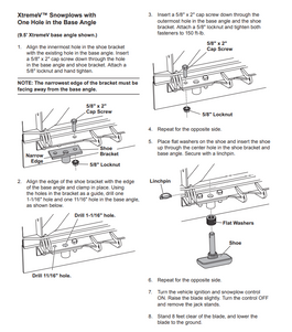 FISHER SHOE KIT 50700  XLS & XTREMEV 2 EACH, SHOES, CLIPS, BRACKETS, SPACERS AND HARDWARE. For use on your XtremeV™ and XLS™ plows where surfaces are rocky and/or abrasive. This will extend the life of the cutting edge and/or base angle 
PARTS INCLUDED
50695 X 2
308K X 2
91192 X 18
29743 X 2 FISHER SHOE KIT 50700  XLS & XTREMEV 2 EACH, SHOES, CLIPS, BRACKETS, SPACERS AND HARDWARE. For use on your XtremeV™ and XLS™ plows where surfaces are rocky and/or abrasive. This will extend the life of the cutting edge and/or base angle 
PARTS INCLUDED
50695 X 2
308K X 2
91192 X 18
29743 X 2