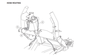 56591 - LD/SD ANGLE RAM HOSE DRIVERS SIDE- #5 IN ILLUSTRATION