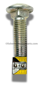 The 63913 - FISHER - WESTERN SNOWPLOWS GENUINE REPLACEMENT PART is an essential component designed for the optimal functioning of your snow plow system. This sturdy carriage bolt, measuring 3/4-10 x 2 1/2, is specifically engineered for use in the Extreme V and XV2 push assembly, providing reliable attachment of the push frame to the T frame.

Crafted from high-quality materials, this bolt offers exceptional strength and durability, ensuring that it withstands the rigorous demands of intense winter conditions. Its robust construction guarantees longevity, making it an ideal choice for both commercial and residential snow removal operations. The precise dimensions ensure a perfect fit, allowing for quick and efficient installation and replacement when needed.

Replacing worn or damaged bolts is crucial for maintaining the performance and safety of your snow plow. This genuine Fisher and Western product means you can be confident in the compatibility and quality compared to generic alternatives. The 63913 carriage bolt plays a critical role in securing your plow system, ensuring it operates smoothly and effectively during the harshest weather conditions.

Additionally, the inherent corrosion resistance of this carriage bolt helps enhance its lifespan, giving you peace of mind through winter’s toughest storms. Suitable for a variety of snow plow configurations, this component is a straightforward yet vital part of your snow plow maintenance toolkit.

Make the smart choice for your snow plowing needs. Choose the 63913 - FISHER - WESTERN SNOWPLOWS GENUINE REPLACEMENT PART and ensure your equipment is always in top condition, ready to tackle whatever winter throws your way. Invest in quality, performance, and reliability with this essential carriage bolt.