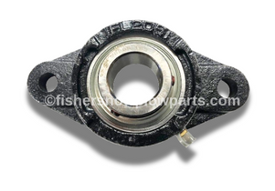 The 94536 - Fisher - Western - Snowex spreaders conveyor Bearing is an essential factory genuine replacement part designed specifically for a range of Fisher and Western spreaders, including the Fisher Tempest, Tempest Poly, Polycaster, Steelcaster, and the Western Marauder, Marauder Poly, Striker, and Tornado models. This high-quality bearing features a 1.125 ID and a robust 2-bolt flange, ensuring a secure fit and reliable performance in your snow and ice control equipment.