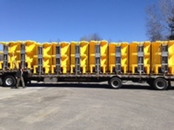 DELIVERY OF FISHER POLYCASTER HOPPER SPREADERS