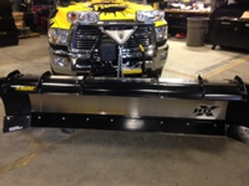 FISHER ENGINEERINGS NEW HDX PLOW WITH ACCESSORIES INSTALLED