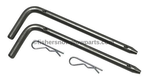 78031 - "FISHER  POLYCASTER & STEELCASTER  SPREADER GENUINE REPLACEMENT PART - CHUTE ATTACHMENT PIN  BAG 1 PAIR, FITS FISHER STEELCASTER & POLYCASTER. ALSO FITS WESTERN STRIKER AND TORNADO HOPPER SPREADERS