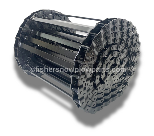 The 94898 Conveyor Chain Factory Genuine Replacement Part is an essential component for maintaining optimal performance in Fisher, Western, Blizzard and SnowEx snow spreaders. Specially designed for models including the Western Ice Breaker, Striker, and Tornado, as well as the Fisher Tempest and Western Marauder hopper spreaders, this genuine replacement chain ensures reliable operation during the most demanding winter conditions.