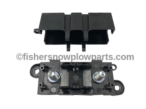 95837 - "FISHER SNOW PLOW AND SPREADER GENUINE REPLACEMENT PART  - FUSE HOLDER, COMPATIBLE WITH FISHER FLEETFLEX STEELCASTER & POLYCASTER, WESTERN FLEETFLEX TORNADO & STRIKER, SNOWEX HELIXX SPREAERS

ALSO FITS NON FLEETFLEX SPREADERS

FITS ALL FLEETFLEX WIRED PLOWS

COMPATIBLE WITH 90729, 95836