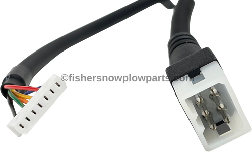 96437 - - FISHER SNOW PLOWS GENUINE REPLACEMENT PART - HARNESS HANDHELD FISHSTIK STRAIGHT BLADE 6-PIN.
COMAPTIBLE WITH 9400 FISH STICK CONTROL & WESTERN 56462 CabCommand Hand-Held Control