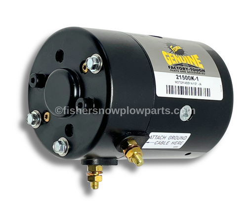 21500K-1 -FISHER GENUINE REPLACEMENT PART - LD, SD, HD, HD2, EXTREME V, XV2, HDX, XLS & WESTERN MVP 3, MVP PLUS, ULTRAMOUNT 2 PROPLUS, PRO PLUS HD SNOWPLOWS GENUINE REPLACEMENT PART - MOTOR ASSEMBLY 4-1/2 - IA 21500K-1 -FISHER GENUINE REPLACEMENT PART - LD, SD, HD, HD2, EXTREME V, XV2, HDX, XLS & WESTERN MVP 3, MVP PLUS, ULTRAMOUNT 2 PROPLUS, PRO PLUS HD SNOWPLOWS GENUINE REPLACEMENT PART - MOTOR ASSEMBLY 4-1/2 - IA