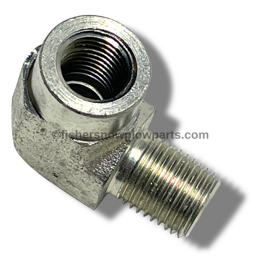 The 2780K Fisher Snow Plows Genuine Replacement Part is a high-quality 1/4" NPT x 90° street elbow designed to ensure optimal performance for your snow plow system. Crafted with precision engineering, this elbow fitting serves as an essential component for reliable hydraulic and plumbing connections, making it an indispensable part of your snow removal equipment.

Constructed to withstand harsh winter conditions, the 2780K is made from durable materials that guarantee longevity and resilience against wear and tear. Whether you're clearing residential driveways or tackling commercial properties, this street elbow is engineered to maintain the integrity of your hydraulic system, providing a leak-proof connection that you can depend on.

This product is not just limited to Fisher snow plows; it is also compatible with other components available for separate purchase, including part numbers 20117K, 20116K, 4424, 28531, and 28532. This versatility allows for easier upgrades and repairs, ensuring that you always have access to the parts needed to keep your snow plow operating smoothly