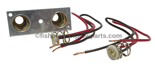 7436K - FISHER & SNOWPLOWS GENUINE REPLACEMENT PART - WESTERN 49362 SOCKET AND WIRE ASSEMBLY KIT. FITS FISHER 8328, 8435 & WESTERN 64100, 61541, 61542 LIGHTS