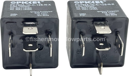22343K -- FISHER - WESTERN - SNOWEX - SNOWPLOWS GENUINE REPLACEMENT PART -  HEADLAMP RELAY SPDT (1 PAIR)