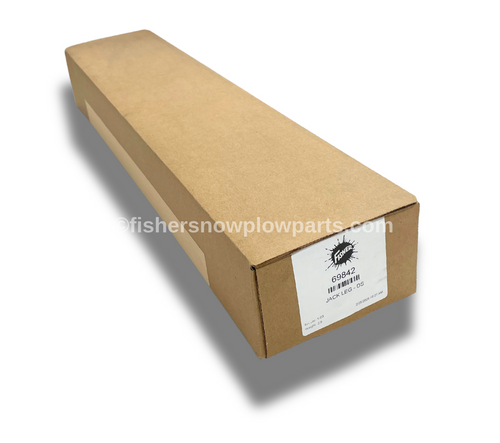 The 69842 Fisher HT dual jack leg series Snowplows Factory Genuine Replacement Part is designed with precision to ensure optimal performance for your snow plowing needs. Specifically crafted for the driver's side, this jack leg is compatible with the new style dual jack leg headgears, making it an essential component for maintaining the efficiency and reliability of your snow plow system. Please note, this part does not fit single jack leg stands, ensuring that it is tailor-made for the applications intended.

MADE IN MILWAUKEE, WI USA FACTORY