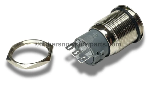 99254 - FISHER TEMPEST, TEMPEST POLY, STEELCASTER - WESTERN MARAUDER, MARAUDER POLY STRIKER - SNOWEX RENEGADE, RENEGADE POLY SPREADER GENUINE REPLACEMENT PART SWITCH, PUSH BUTTON MO