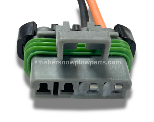 The 78361 Fisher - Western Spreaders Factory Genuine Replacement Part is a crucial component designed specifically for Fisher Steelcaster and Western Striker hoppers, ensuring efficient and reliable performance in winter weather operations. This spinner motor cable assembly is an essential part that connects the spreader module to the spinner chute, facilitating smooth and effective material distribution.

Durability and high performance are at the forefront of this cable assembly’s design, crafted from premium materials to withstand the rigors of harsh winter conditions. Its precision compatibility ensures seamless integration with your existing spreader setup, making installation straightforward and hassle-free. This replacement part is ideal for those maintaining their equipment, emphasizing longevity and optimal functionality.

The 78361 cable assembly is not compatible with Polycasters or Tornado spreaders, so it remains tailored specifically for the popular Fisher Steelcaster and Western Striker models. It has been successfully utilized with the 99132 chute assembly, and it connects effortlessly to individual components such as the 93100, 93200, and 78300, ensuring users can find the right fit for their specific needs.