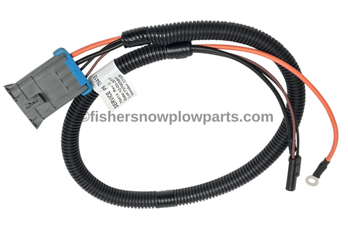 78415  FISHER SPREADERS GENUINE REPLACEMENT PART -FLEETFFLEX WIRED POLYCASTER & WESTERN TORNADO  CABLE ASSEMBLY, SPINNER MOTOR HOPPER SIDE. SPREADER MODULE TO CHUTE SPINNER CONNECTOR.