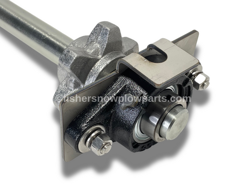 99480  FISHER SPREADER GENUINE REPLACEMENT PART -  POLYCASTER & STEELCASTER - WESTERN TORNADO & STIKER -  IDLER SHAFT ASSEMBLY KIT 

KIT INCLUDES 

94351 IDLER SHAFT

94953 X 2 - BEARING KIT

99479 X 2 SPROCKET KIT (65909 & 95076)

99765 - BEARING PLATE

COMPATIBLE WITH THESE PARTS SOLD SEPARATELY:

94898, 78076, 68474