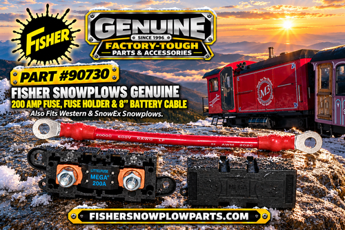 Optimize your snow removal operation with the 90730 - FISHER - WESTERN - SNOWEX Snow Plow Genuine Replacement Fuse Kit. This 200A Fuse Kit, engineered for FleetFlex Systems, ensures your heavy-duty equipment performs flawlessly even in extreme winter conditions.

Each kit includes essential components like the 29071 battery cable and more, guaranteeing reliable function and easy installation. Trust the quality craftsmanship from Fisher, Western, and SnowEx for your snowplow needs.

200A rating for reliable power handling
Includes battery cable and crucial components
Durable design for harsh winter conditions
Easy installation for minimal downtime

Get the 90730 Fuse Kit today and ensure your snowplow stays operational, no matter the weather!