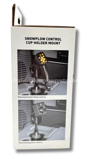 The 82006 - Fisher Snowplow & FleetFlex Spreaders Cup Holder Control Mount is an essential accessory designed for those who rely on their snow removal equipment during winter storms. A robust solution for holding your Fisher plow controls or smartphone securely, this mount excels in both functionality and adaptability. Featuring a flexible gooseneck design, it allows for optimal positioning, ensuring that your tools are easily accessible while keeping your focus on the road.