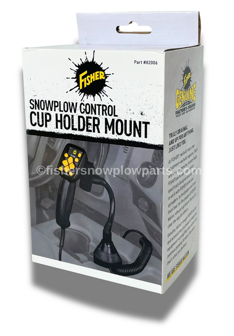 The 82006 - Fisher Snowplow & FleetFlex Spreaders Cup Holder Control Mount is an essential accessory designed for those who rely on their snow removal equipment during winter storms. A robust solution for holding your Fisher plow controls or smartphone securely, this mount excels in both functionality and adaptability. Featuring a flexible gooseneck design, it allows for optimal positioning, ensuring that your tools are easily accessible while keeping your focus on the road.